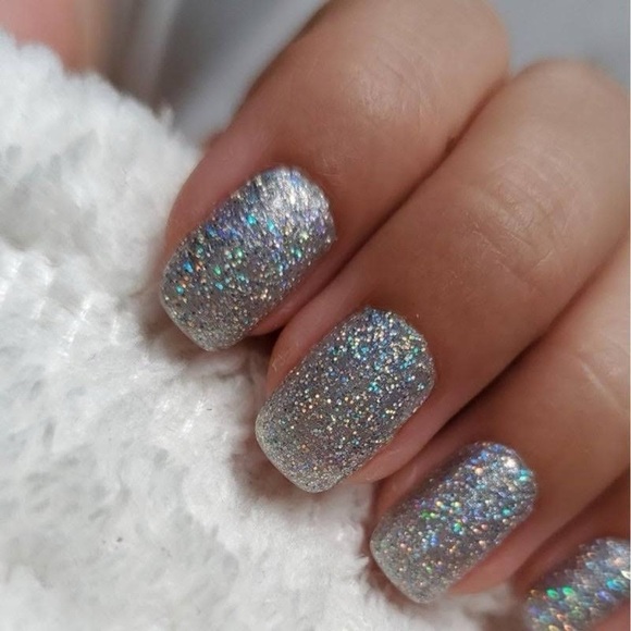 Color Street Other - FORT WORTH IT (RETIRED) Silver Sparkle Nail Strips Silver Glitter